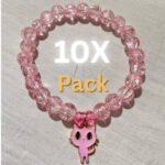 Pink cat bracelet