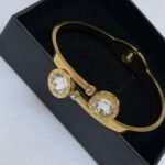 Jeweled cuff bracelet