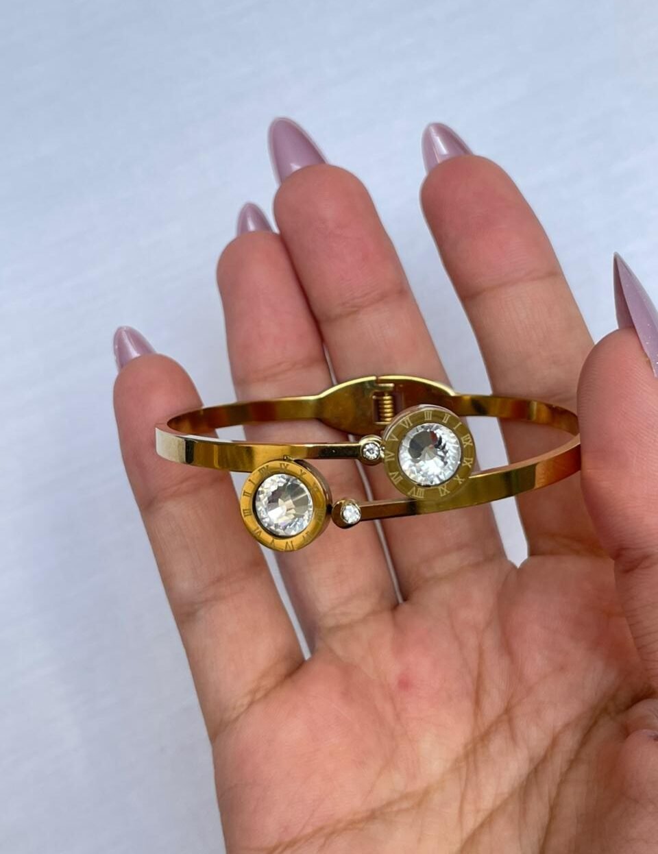 Jeweled cuff bracelet