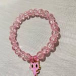 Pink cat bracelet