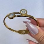 Jeweled cuff bracelet