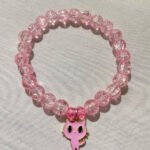 Pink cat bracelet