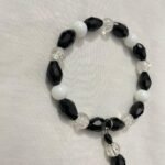 Black white bracelet.