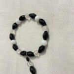 Black white bracelet.