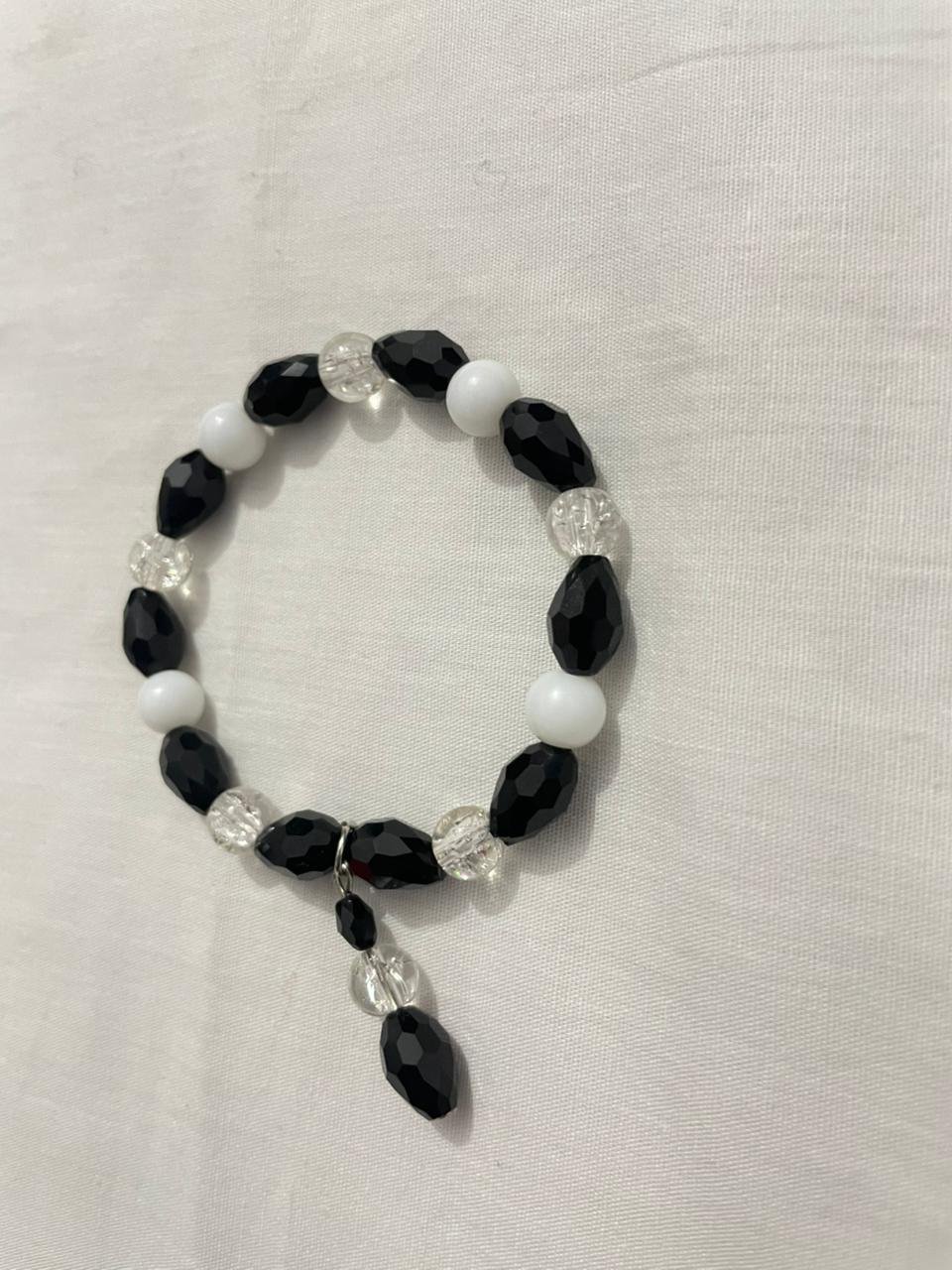 Black white bracelet.