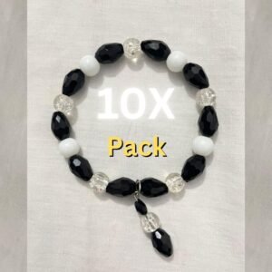 Black white bracelet.