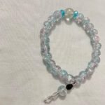 Blue pink cloud bracelet.