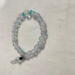 Blue pink cloud bracelet.