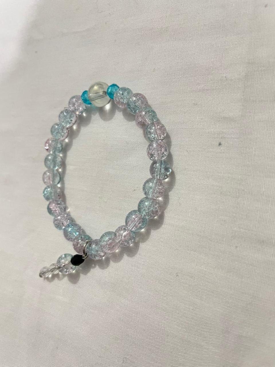 Blue pink cloud bracelet.