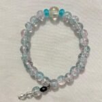 Blue pink cloud bracelet.